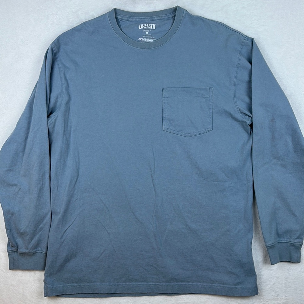Duluth Trading Co. Men’s Long Sleeve T-shirt Blue Size Medium